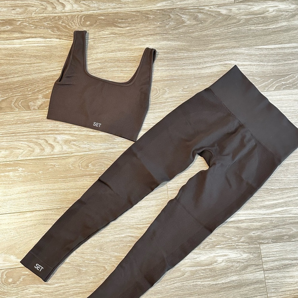 SET Active Espresso Brown Workout Set